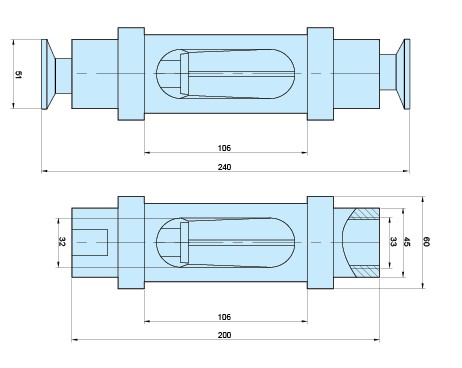 K-5011G、K-5012G、K-5013G、K-5014G、K-5015G、K-5016G、K-5017G玻璃轉(zhuǎn)子流量計